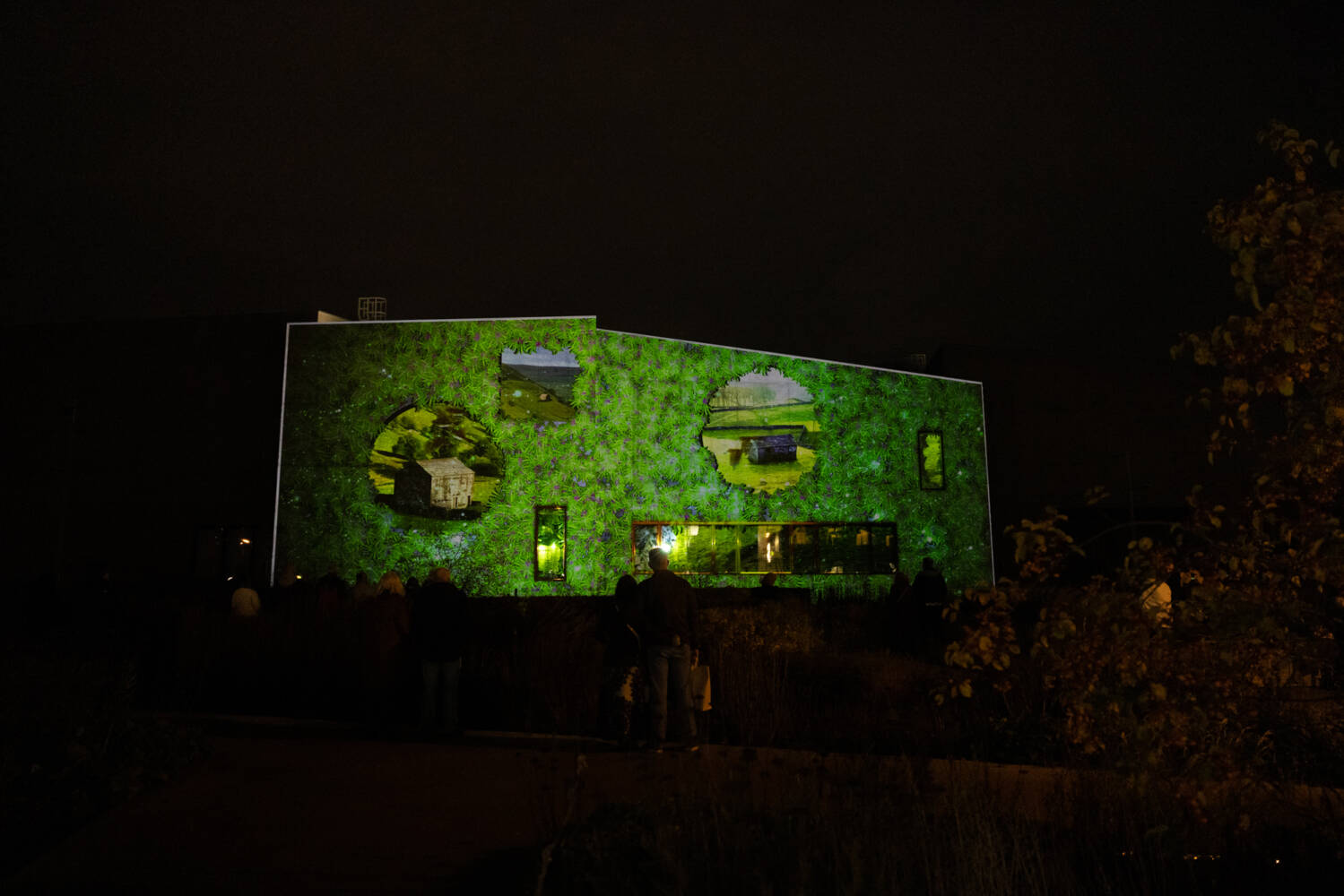 Illuminos 'Light Up' The Hepworth Wakefield as part of Wakefield